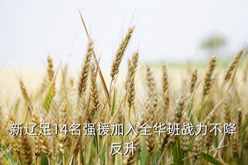 新遼足14名強(qiáng)援加入全華班戰(zhàn)力不降反升